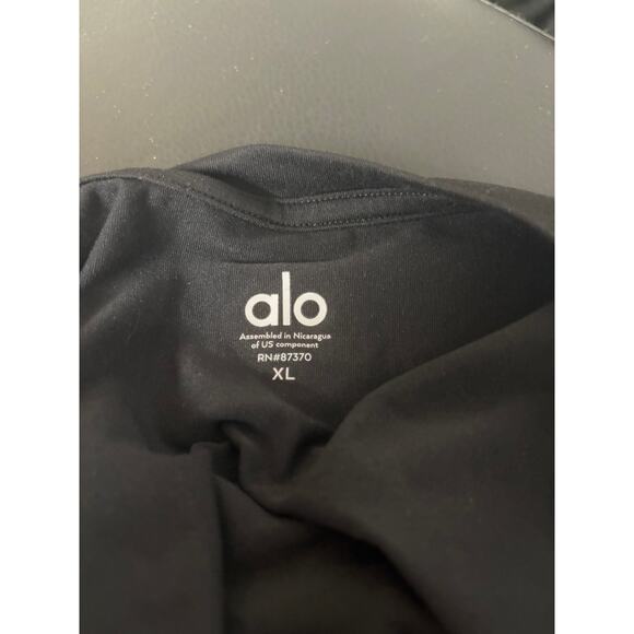 ALO Yoga Mens Triumph Black Short Sleeve Tee XL - Picture 5 of 7